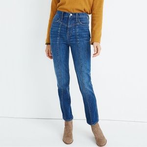 Madewell Classic Straight Jeans Seamed Edition